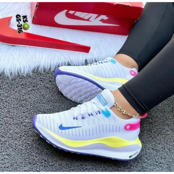 zapatilla dama amarilla running