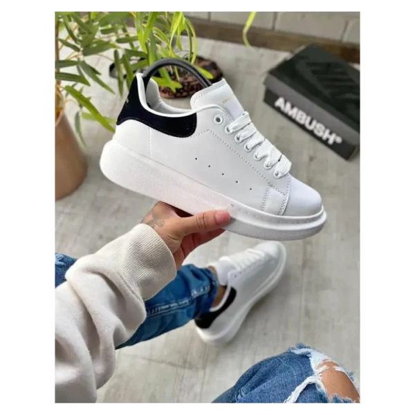 Tenis Dama Negro/ Blanco