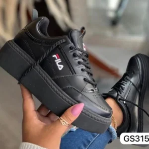 Zapatilla Fila Dama Negro